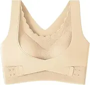 Women Casual Bra Beautiful Back Side Buckle Sports Bra Adjustable Breast Support Yoga Seamless Correction Sports Underwear
