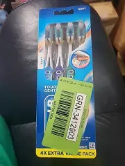 Oral-B Multicolor Clean Toothbrushes, Soft, 4 Count Toothbrush 4 Pack Pro Flex