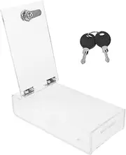 WEKADRIN Box Transparent Cell Phone Lock Box Multi Purpose Storage for Smartphones for Students Practical Design with Emergency Call Access Boost Productivity