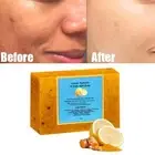 Turmeric Lemon Soap Handmade Cold Soap For Bathing Cleansing✨. M1W3 Facial F8S0