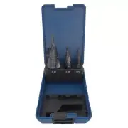 MAKITA 4-12mm 4-20mm 4-30mm HSS-CO Step Drill Bit Set - 3 Piece P-70029