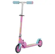 Barbie Inline Scooter Alloy Deck Rear Foot Brake Folds Down Easy storage