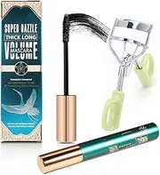 Mascara Liquid Lash Extensions | Includes an Eyelash Curler | Mascara Waterproof | Thick and Long | 4D Curl | Long-Lasting and Non-smudging | with a Delicate Chinese Style | 50g