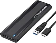 Dual Protocol M.2 NVMe SSD Case 10Gbps Solid-State Drive Enclosure Tool Free for Hard Drive Accessories