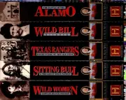 The Best of the Real West Hosted by Kenny Rogers 5 VHS Set 1994 NEW SEALED 5 SET
