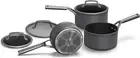 Premium Cookware 3-Piece Saucepan Set with Glass Lids, Long Lasting Non Stick 3