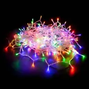 520 LED Connectable Fairy Light Chain Clear Cable - 3 Colour Options