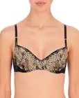 NATORI 726257 MEMOIR Unlined Underwire Bra ~ BLACK AND GOLD ~ 34D ~ NWT $72