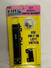 Vintage Atlas Model Train Left Manual Switch Machine, #62 New