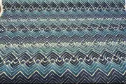 Kelly Ripa Zen Blend Indigo Chevron Fabric By the Yard