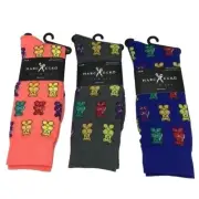 Marc Ecko Men’s Gummy Bear Crew Socks Set of 3 Shoe Size 6-12