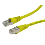 Dynamix PLY-AUGS-TQ Cat6A RJ45 Patch Lead - 75cm - Yellow S/FTP - Shielded - 10G - 26AWG - Slimline - 500MHz - Gold Plated [PLY-AUGS-TQ]