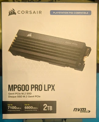 NEW Corsair MP600 PRO LPX Gen4 PCle 2TB M.2 NVMe Internal SSD (for PS5) SEALED