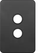 Hager WBSSP2-MB Silhouette Series Grid Plate & Cover