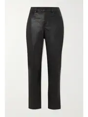 [Commando] Commando - Faux Stretch-leather Skinny Pants - Black - x large x large Black