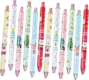STOBOK 24pcs Christmas Gel Pen Gel Pens Black Pens Student Signature Pens Christmas Writing Pens Student Writing Accessories Pens for Girls Cute Pen Plastic Student Supplies Office Press