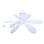 USB Mini Ceiling Fan USB5V Small Hanging Fan for Camping Hiking Outages Tent Fan