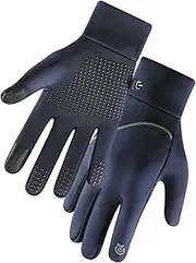 [yuksok] Winter Touchscreen Gloves Warm Mittens Non Slip Plush Lined Cycling Gloves Ski Gloves for Sports Gloves Biking Riding Outdoor