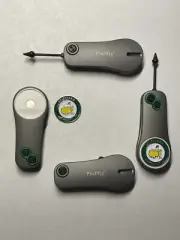 (1) Pitchfix Switchblade Single Prong Divot Tool & (1) 1" Masters Golf Marker