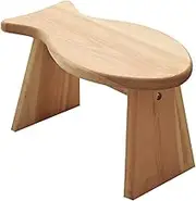 CORHAD Wooden Step Stool for Non Slip Design Compact and Low Stool for Home Use for Shoe Changing and Play Smooth Surface and Safe for Little Hands