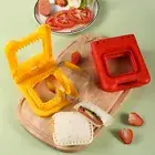 Square Cookie Bread Pancake Maker Remove Bread Crust Stainless Steel Easy To Use