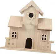 Gadpiparty Wooden Bird Nest Breeding Box for Home Office Garden Bird Nest Nest Decoration Garden Nest Ornament