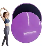 Fitness Gliding Discs - 2X Core Sliders Double Sided Gliding Discs | Two-sided Anti-Slip Exercise Slider | Anti-static Exercise Core Sliders, Yoga Cushion For Carpet Or Hardwood Floors