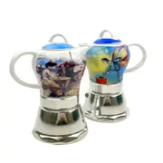 Vintage Porcelain Ceramic Italian Stove Top Espresso Coffee Maker 3-4Cups 200ml