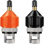 2Pcs Inflatable Boat SUP Pump Adaptor, Air Pump Converter Air Valve Adapter Air Pump Adapter Standard Pumping Head Connector for Inflatable Rowing Boat,Stand Up Paddle Board, Kayak