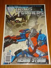 TRANSFORMERS DARK OF THE MOON RISING STORM #4 VARIANT RI COVER IDW PREQUEL