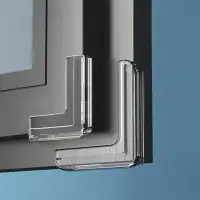 在飛比找momo購物網優惠-【JOHN HOUSE】窗戶透明防撞角 窗戶專用 窗角防撞角