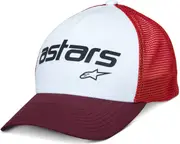 Alpinestars Vital Trucker, cap , color: White/Black/Dark Red/Orange , size: One Size