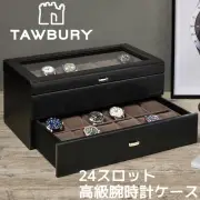 Tawbury Luxury Watch Storage Case 24 Pieces Storage Genuine Leather Watch Box