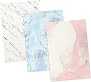 KALLORY 3 Sheets Marbling Pattern Soap Wrapping Paper Thick present Packing Paper for Elegant Presentation for Special Occasions and Creative DIY Projects