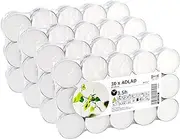 [IKEA] ADLAD Scandinavian Woods & Spicy Citrus Scented Tealight Candles, White, 3.5 Hours - Set of 120