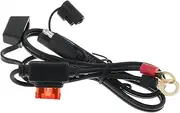 12-24V Motorbike Connection Line Plastic+Metal Charging Line Solar Battery Cable Adapter