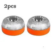 Newest Portable Emergency Light V16 Homologated Car Emergency Beacon Light Orange/Blue/Red Magnetic Induction Strobe Light 2pcs