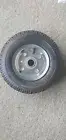 Small pneumatic wheels x 2