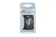 Lady Jayne Brown Snagless Thick Elastics 10 Pack