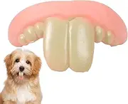 Fake Dog Teeth, Funny Silicone False Teeth, Dog Games Accessories for Floor Play Family Travel Christmas Home Outdoor Friends