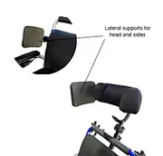 Premium Lateral Support for Wheelchair-Head and Underarm Supports