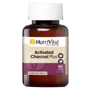 Nutrivital Activated Charcoal Plus | 60 capsules