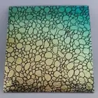 Savoy Dichroic Fusible Glass - River Rock thin black Uroboros #1 - 96 COE Rare