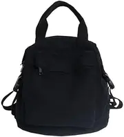 [Sumleno] Small Boho Canvas Backpack for Women Vintage Style Outdoor Travel Bag Casual Daypack Grunge Aesthetic Hippie Y2K Backpack