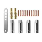 Welding Nozzle Fit Set Part Kit M6 19/21pcs Mig/Mag conductive Welding Torch