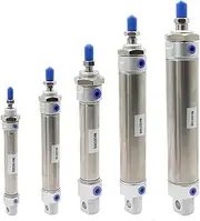 MA Type Dual Action Pneumatic Cylinder with Magnet, Inner Diameter 25/32mm, Stroke 25/50/75/100/125/150/175mm, 1 pc(150mm Stroke,Bore 25mm)