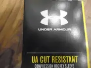 UnderArmour UA Cut Resistant Compression Hockey Sleeve 1 Pair Made in USA Large