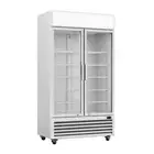 Thermaster 1200L Large Two Glass Door Colourbond Upright Drink Fridge LG-1200P G
