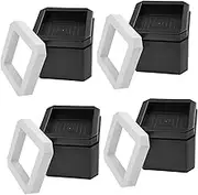 CONGARTENO Set of 4 Heavy Duty Furniture Lifting Pads Non-Slip Table Risers Heightening Pads