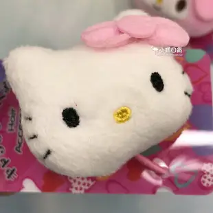 日本 三麗鷗 Hello Kitty 美樂蒂 大頭 玩偶造型 髮束/個｜小鶴日貨